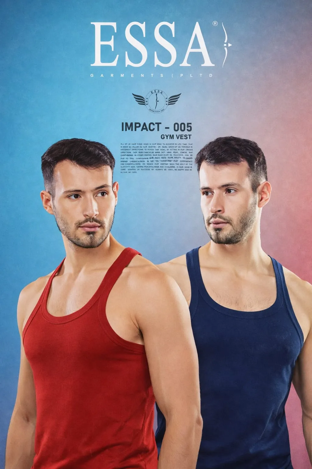 [IMPACT-005-GYM-VEST-0001] IMPACT-005 GYM VEST (Crimson Red, S)